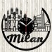 Vinyl Record Clock Milan