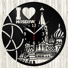 Moscow Vinyl Record Clock 