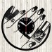 Vinyl Record Clock Nail Salon