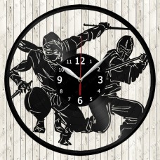 Ninja Vinyl Record Clock 