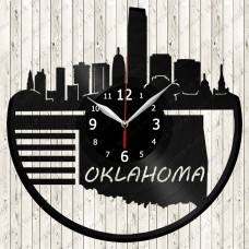 Vinyl Record Clock Oklahoma