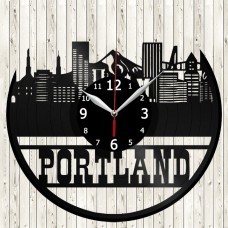 Vinyl Record Clock Portland