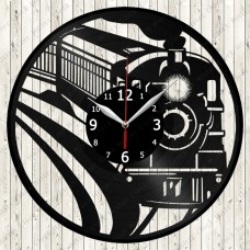 Railway Vinyl Clock 