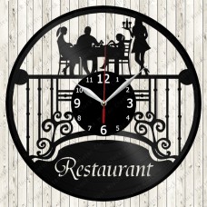 Restaurant Vinyl Clock 