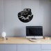 Retro Car Shape Vinyl Record Clock 