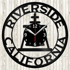 Riverside Vinyl Record Clock 