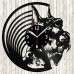 Schnauzer Dog Vinyl Record Clock 