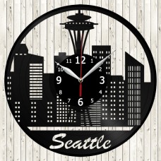 Vinyl Record Clock Seattle