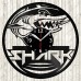 Shark Vinyl Record Clock 