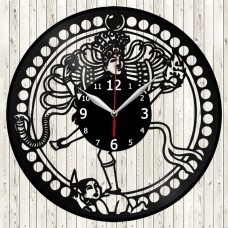 Shiva Vinyl Record Clock 