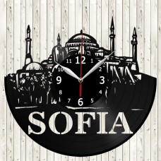 Vinyl Sofia Record Clock 