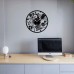 Space Vinyl Clock 