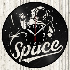 Space Vinyl Record Clock 