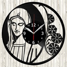 St Mary Vinyl Record Clock 