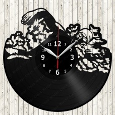 Swimming Vinyl Record Clock 