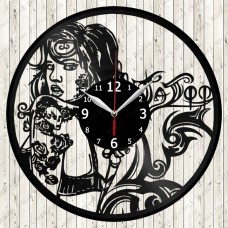 Tattoo shop Vinyl Clock 