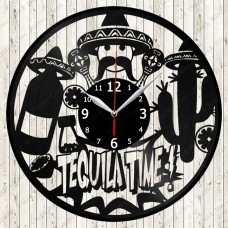 Tequila Vinyl Clock 