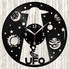 UFO Vinyl Clock 