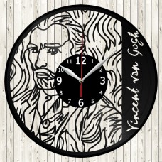 Vincent Van Gogh Vinyl Record Clock 