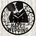 Wedding Vinyl  Clock 