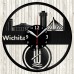 Wichita Vinyl Record Clock 