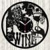 Wine Vinyl Clock 