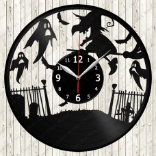 Vinyl Record Clock The Witches